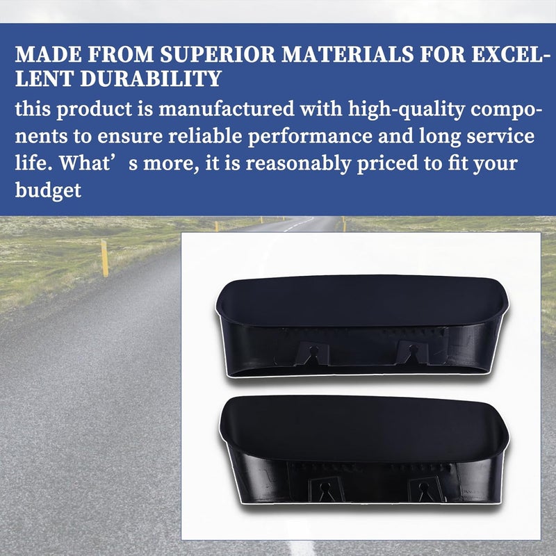 Getfarway A Pair Air Vent Cover Hood Bezels and Accessories 68378081AB 68378080AB Compatible with Dodge Challenger 2019 2020 Replace 68378080AD 68378080AC Front Left & Right Side Black - Image 5